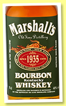 Marshall's (40%, OB, Bourbon, +/-2015) Marshall's (40%, OB, Bourbon, +/-2015)
