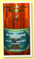 St Magdalene 1975/2005 (46%, Gordon & MacPhail Reserve, for Brookline Liquor Mart, USA, cask #21, 270 bottles) St Magdalene 1975/2005 (46%, Gordon & MacPhail Reserve, for Brookline Liquor Mart, USA, cask #21, 270 bottles)