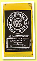 Tamdhu 24 yo 1991/2016 (54.4%, Cadenhead, Small Batch, bourbon hogshead, 486 bottles) Tamdhu 24 yo 1991/2016 (54.4%, Cadenhead, Small Batch, bourbon hogshead, 486 bottles)