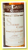 Teaninich 8 yo 1996/2005 (43%, Jean Boyer, Best Casks of Scotland, sherry)