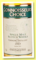 Tormore 1997/2014 (46%, Gordon & MacPhail, Connoisseur’s Choice) Tormore 1997/2014 (46%, Gordon & MacPhail, Connoisseur’s Choice)
