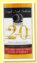 Tormore 20 yo 1995/2015 (53.1%, Single Cask Collection, bourbon hogshead, cask #20143, 220 bottles) Tormore 20 yo 1995/2015 (53.1%, Single Cask Collection, bourbon hogshead, cask #20143, 220 bottles)