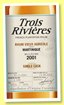 Trois Rivières 2001/2014 (43%, OB, Martinique, agricole, cask #L169) Trois Rivières 2001/2014 (43%, OB, Martinique, agricole, cask #L169)