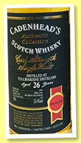 Tullibardine 26 yo 1989/2015 (53.4%, Cadenhead, Authentic Collection, bourbon hogshead, 228 bottles) Tullibardine 26 yo 1989/2015 (53.4%, Cadenhead, Authentic Collection, bourbon hogshead, 228 bottles)