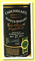 Auchroisk 27 yo 1988/2016 (48.6%, Cadenhead, Authentic Collection, bourbon hogshead, 258 bottles) Auchroisk 27 yo 1988/2016 (48.6%, Cadenhead, Authentic Collection, bourbon hogshead, 258 bottles)