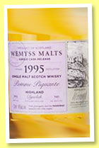 Clynelish 1995/2016 ‘Pomme Piquante’ (46%, Wemyss Malts, hogshead, 340 bottles) Clynelish 1995/2016 ‘Pomme Piquante’ (46%, Wemyss Malts, hogshead, 340 bottles)