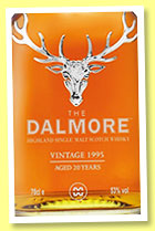 Dalmore 20 yo 1995/2016 (53%, OB, for La Maison du Whisky, Sauternes finish, cask #4, 290 bottles)
