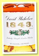 David Nicholson ‘1843’ (50%, OB, Kentucky straight bourbon, +/-2015) David Nicholson ‘1843’ (50%, OB, Kentucky straight bourbon, +/-2015)