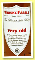 Fine Blended Malt Whisky ‘Very Old’ (45.2%, Whisky-Fässle, sherry butt) Fine Blended Malt Whisky ‘Very Old’ (45.2%, Whisky-Fässle, sherry butt)