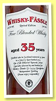 Fine Blended Whisky 35 yo 1980/2015 (46.7%, Whisky-Fässle, sherry butt) 