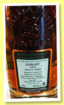 Glenlivet 41 yo 1974/2015 (46.8%, Signatory Vintage, oloroso finish, cask #1, 363 bottles) 