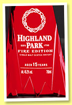 Highland Park 15 yo ‘Fire Edition’ (45.2%, OB, 2016)