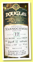 Mannochmore 12 yo 2000/2012 (46%, Douglas of Drumlanrig, refill hogshead, cask #9231, 162 bottles)
