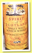 Mannochmore 1998/2014 (46%, Spirit of Scotland) 