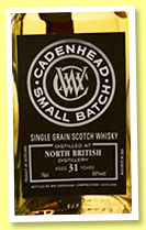 North British 31 yo 1985/2016 (55%, Cadenhead, Small Batch) North British 31 yo 1985/2016 (55%, Cadenhead, Small Batch)