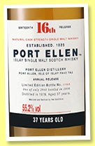 Port Ellen 37 yo 1978/2016 (55.2%, OB, Special Release, 2,940 bottles)