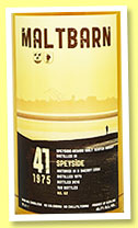 Speyside 41 yo 1975/2016 (48.7%, Maltbarn, sherry cask)