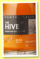The Hive ‘Batch Strength’ (54.5%, Wemyss Malts, blended malt, Batch No. 1, 6000 bottles, 2016) 