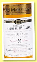 Ardmore 30 yo 1977/2007 (50%, Douglas Laing, Old Malt Cask, refill sherry, cask #DL 3514, 427 bottles) Ardmore 30 yo 1977/2007 (50%, Douglas Laing, Old Malt Cask, refill sherry, cask #DL 3514, 427 bottles)