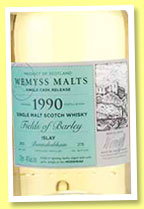 Bunnahabhain 1990/2015 ‘Fields of Barley’ (46%, Wemyss Malts, hogshead, 278 bottles) Bunnahabhain 1990/2015 ‘Fields of Barley’ (46%, Wemyss Malts, hogshead, 278 bottles)