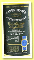 Bunnahabhain 26 yo 1989/2016 (45.9%, Cadenhead, Authentic Collection, bourbon hogshead, 246 bottles) Bunnahabhain 26 yo 1989/2016 (45.9%, Cadenhead, Authentic Collection, bourbon hogshead, 246 bottles)