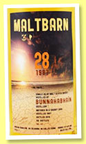 Bunnahabhain 28 yo 1987/2015 (48.6%, Maltbarn, sherry cask) Bunnahabhain 28 yo 1987/2015 (48.6%, Maltbarn, sherry cask)