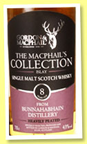 Bunnahabhain 8 yo (43%, Gordon & MacPhail, The MacPhail's Collection, +/-2015) Bunnahabhain 8 yo (43%, Gordon & MacPhail, The MacPhail's Collection, +/-2015)
