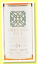 Emerald Isle 24 yo 1991/2016 (57%, Specialty Drinks, cask #8583)