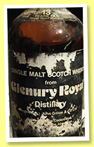 Glenury Royal 13 yo 1966/1979 (80 proof, Cadenhead, sherry wood, black dumpy) Glenury Royal 13 yo 1966/1979 (80 proof, Cadenhead, sherry wood, black dumpy)