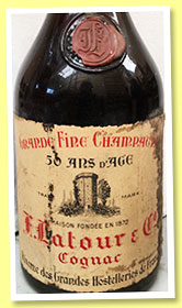 Grande Fine Champagne 50 ans (no ABV, F. Latour & Co., Réserve des Grandes Hostelleries de France, +/-1950) Grande Fine Champagne 50 ans (no ABV, F. Latour & Co., Réserve des Grandes Hostelleries de France, +/-1950)