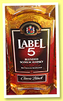Label 5 (40%, OB, blended Scotch, +/-2016) 