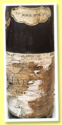 Latour 70 ans ‘Vieille Réserve’ (no ABV, Cognac, +/-1950s)