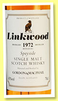 Linkwood 1972/2013 (43%, Gordon & MacPhail, Speyside Collection, cask #14796, 277 bottles)