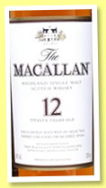 Macallan 12 yo ‘Sherry’ (40%, OB, +/-2016) Macallan 12 yo ‘Sherry’ (40%, OB, +/-2016)