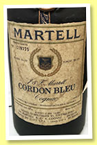 Martell ‘Cordon Bleu’ (40%, OB, 2,400 bottles for Italy, rotation 1976)