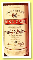 Ord 20 yo 1996/2016 (54.3%, Cadenhead, Wine Cask, 252 bottles) Ord 20 yo 1996/2016 (54.3%, Cadenhead, Wine Cask, 252 bottles)