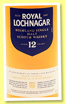 Royal Lochnagar 2000/2012 'Distiller's Edition' (40%, OB, batch #RL/00-12W) Royal Lochnagar 2000/2012 'Distiller's Edition' (40%, OB, batch #RL/00-12W)