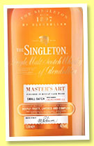 The Singleton Of Glendullan ‘Master's Art’ (40%, OB, 1l) The Singleton Of Glendullan ‘Master's Art’ (40%, OB, 1l)