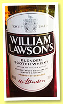William Lawson’s (40%, OB, blended Scotch, +/-2016)