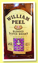 William Peel (40%, OB, blended Scotch, +/-2016)