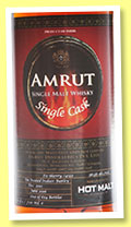 Amrut 2011/2016 ‘Pedro Ximenez Sherry Cask’ (56.5%, OB for Hot Malt Taiwan, cask #4122, 624 bottles)