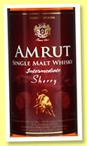 Amrut ‘Intermediate Sherry’ (57.1%, OB, +/-2016)