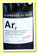 Ar7 (56.3%, Specialty Drinks, Elements of Islay, bourbon, 2016) Ar7 (56.3%, Specialty Drinks, Elements of Islay, bourbon, 2016)