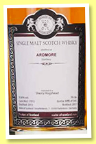 Ardmore 3 yo 2013/2017 (55.8%, Malts of Scotland, sherry hogshead, cask #MoS 17012, 345 bottles)