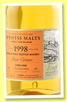 Auchentoshan 1998/2016 ‘Pear Crème’ (46%, Wemyss Malts, barrel, 259 bottles) Auchentoshan 1998/2016 ‘Pear Crème’ (46%, Wemyss Malts, barrel, 259 bottles)