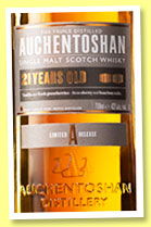 Auchentoshan 21 yo (43%, OB, +/-2016) Auchentoshan 21 yo (43%, OB, +/-2016)