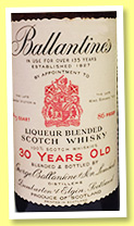 Ballantine’s 30 yo (86°US proof, OB, 1963) Ballantine’s 30 yo (86°US proof, OB, 1963)