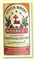 Ben Nevis 'McDonald's Traditional' (46%, OB, 185 years anniversary, 2012)