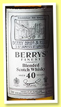 Berry’s Finest 40 yo (46%, Berry Bros & Rudd, for Taiwan, +/-2016) Berry’s Finest 40 yo (46%, Berry Bros & Rudd, for Taiwan, +/-2016)