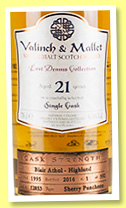Blair Athol 21 yo 1995/2016 (56.8%, Valinch & Mallet, sherry puncheon, cask #12853, 592 bottles) Blair Athol 21 yo 1995/2016 (56.8%, Valinch & Mallet, sherry puncheon, cask #12853, 592 bottles)